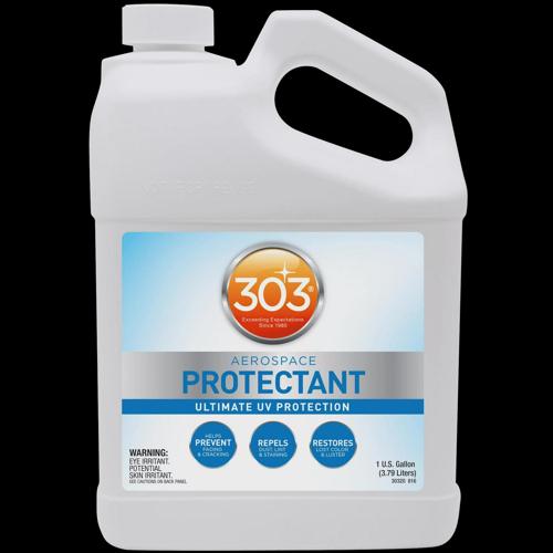 303 Aerospace Protectant - Superior UV Protection - Prevents Fading and Cracking - Repels Dust, Lint, and Staining, 1 Gallon (30320)