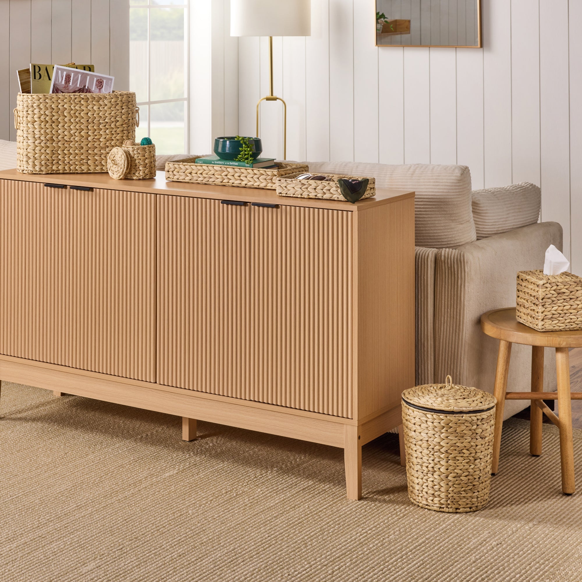 6-Piece Water Hyacinth Bathroom Set