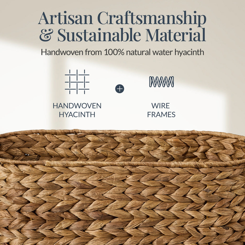 6-Piece Water Hyacinth Bathroom Set