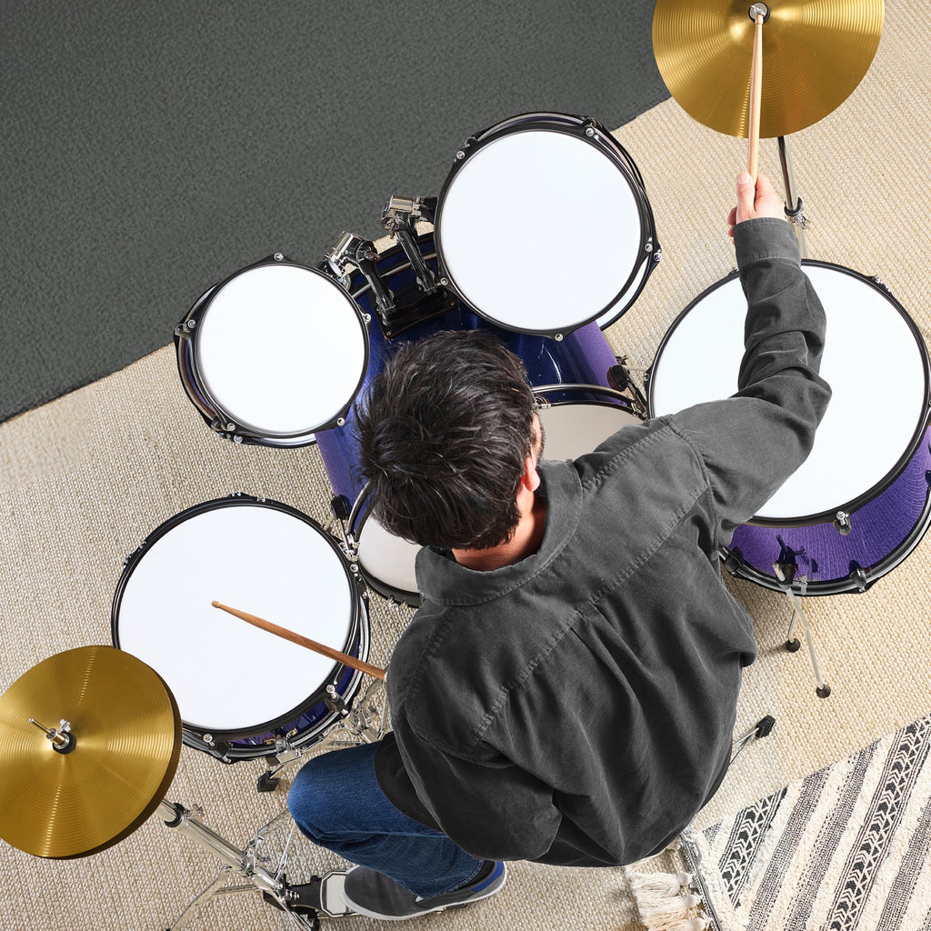 5-Piece Full Size Drum Set For Adults