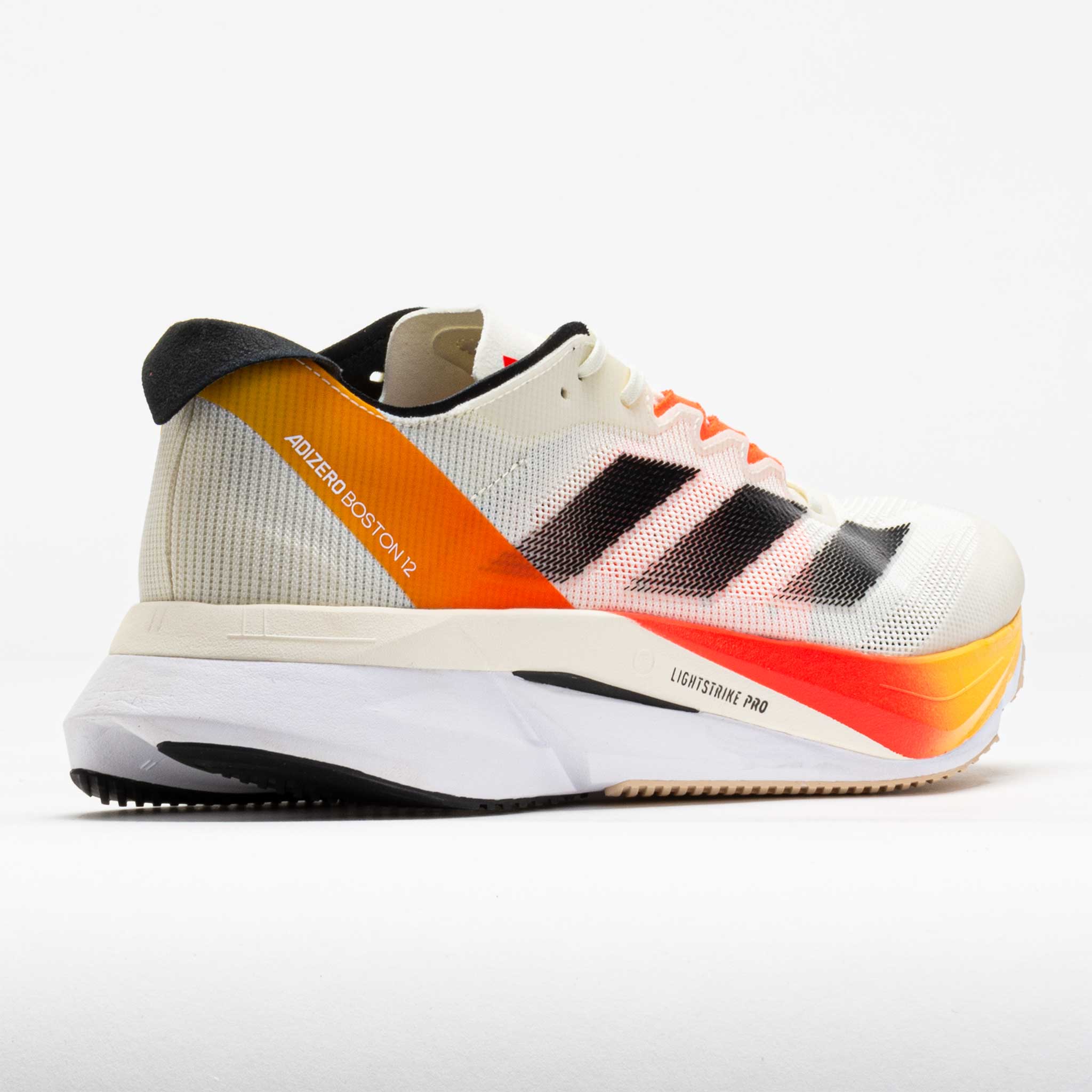 adidas adizero Boston 12 Men's  Ivory/Core Black/Solar Red
